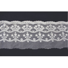 Polyester Lace Fabric, Customized Size and Colors, Free Sample